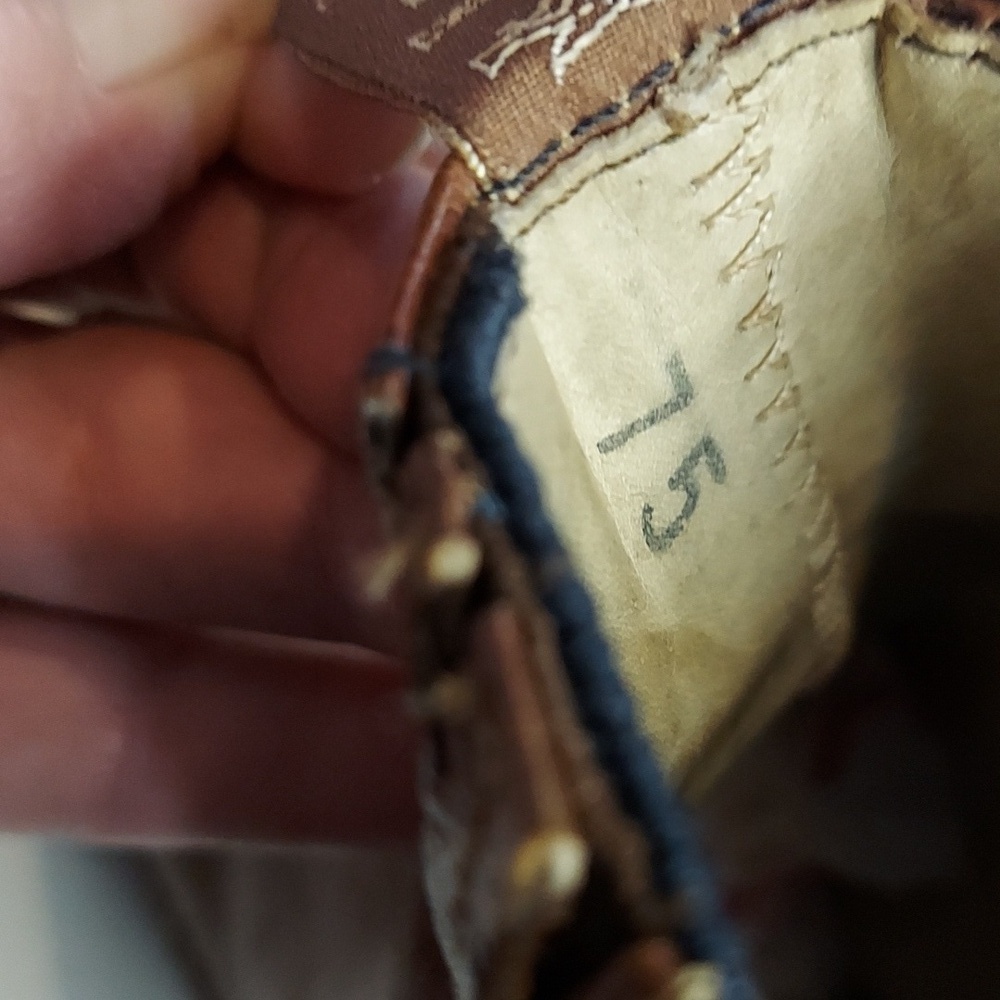 Denver Western Cowboy Boots Ankle size 7.5 Leather Pull-On - Picture 11 of 13